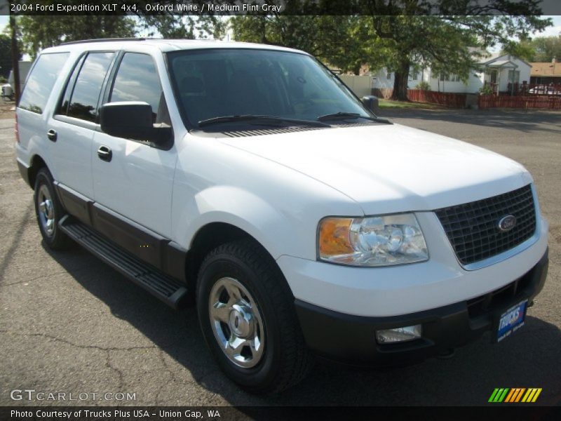 Oxford White / Medium Flint Gray 2004 Ford Expedition XLT 4x4