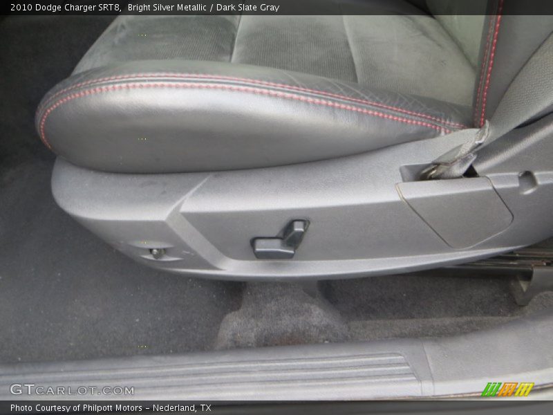 Bright Silver Metallic / Dark Slate Gray 2010 Dodge Charger SRT8