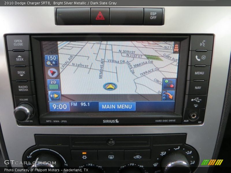 Navigation of 2010 Charger SRT8
