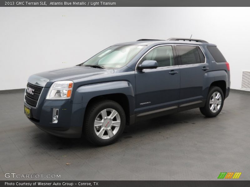 Atlantis Blue Metallic / Light Titanium 2013 GMC Terrain SLE
