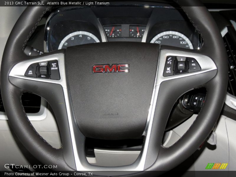 Atlantis Blue Metallic / Light Titanium 2013 GMC Terrain SLE