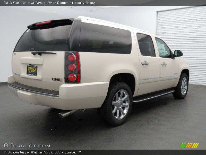 White Diamond Tricoat / Ebony 2013 GMC Yukon XL Denali