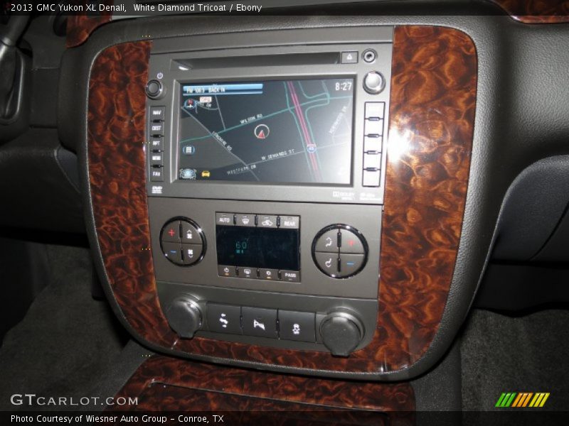 White Diamond Tricoat / Ebony 2013 GMC Yukon XL Denali