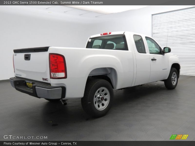 Summit White / Dark Titanium 2013 GMC Sierra 1500 Extended Cab