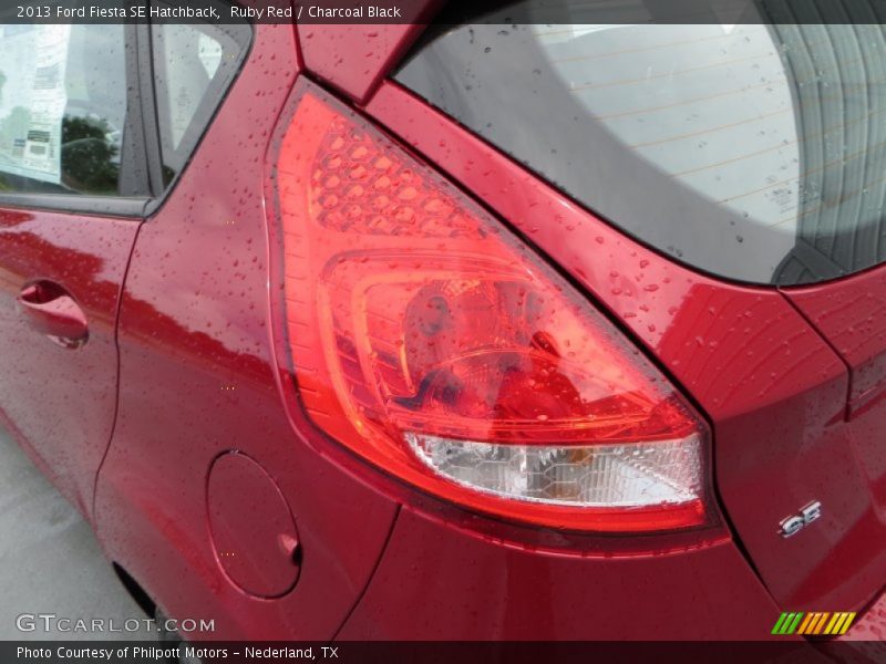 Ruby Red / Charcoal Black 2013 Ford Fiesta SE Hatchback