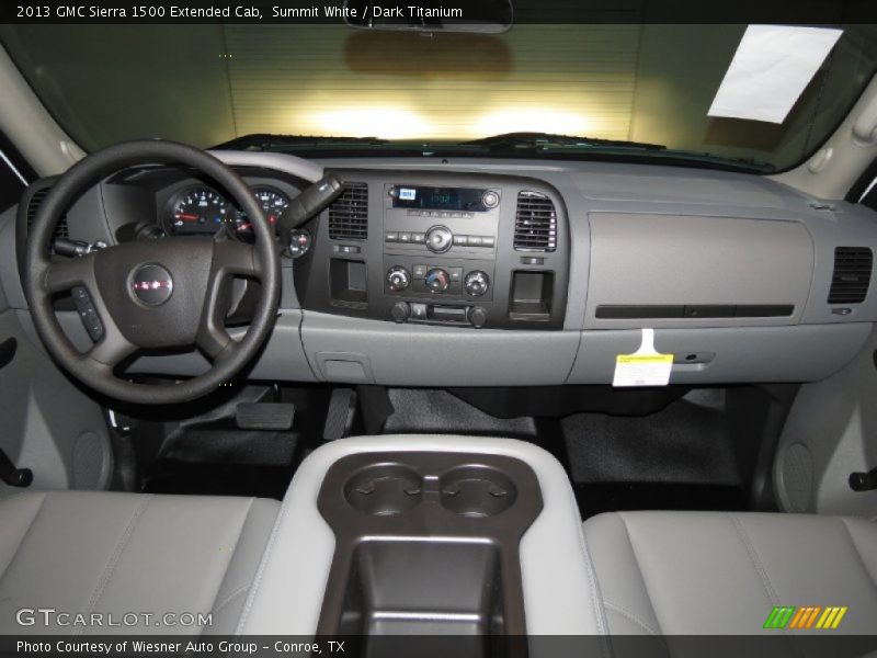 Summit White / Dark Titanium 2013 GMC Sierra 1500 Extended Cab