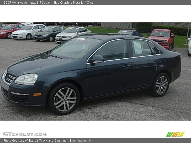 Blue Graphite Metallic / Grey 2005 Volkswagen Jetta 2.5 Sedan