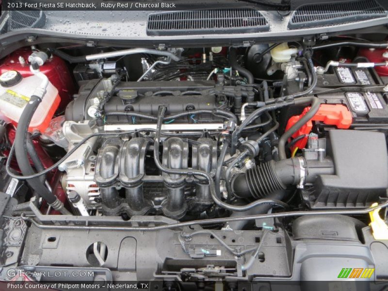 Ruby Red / Charcoal Black 2013 Ford Fiesta SE Hatchback