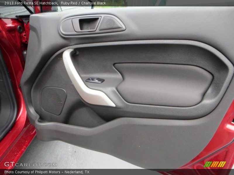 Ruby Red / Charcoal Black 2013 Ford Fiesta SE Hatchback