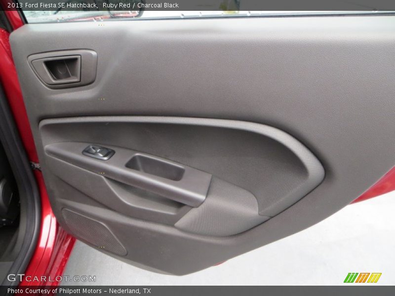 Ruby Red / Charcoal Black 2013 Ford Fiesta SE Hatchback