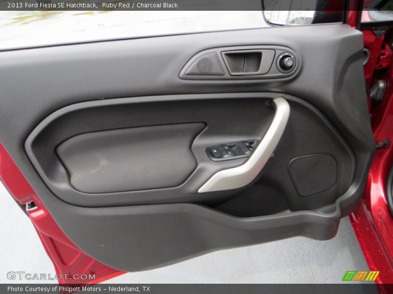 Ruby Red / Charcoal Black 2013 Ford Fiesta SE Hatchback