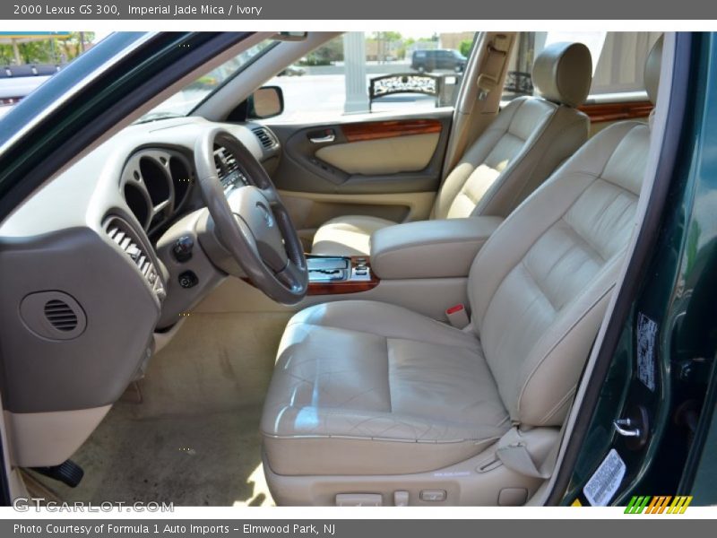 Imperial Jade Mica / Ivory 2000 Lexus GS 300