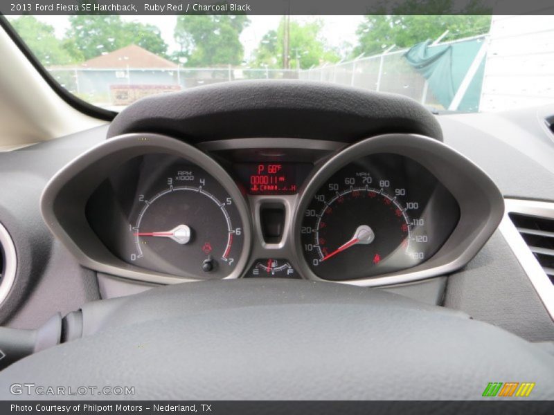 Ruby Red / Charcoal Black 2013 Ford Fiesta SE Hatchback