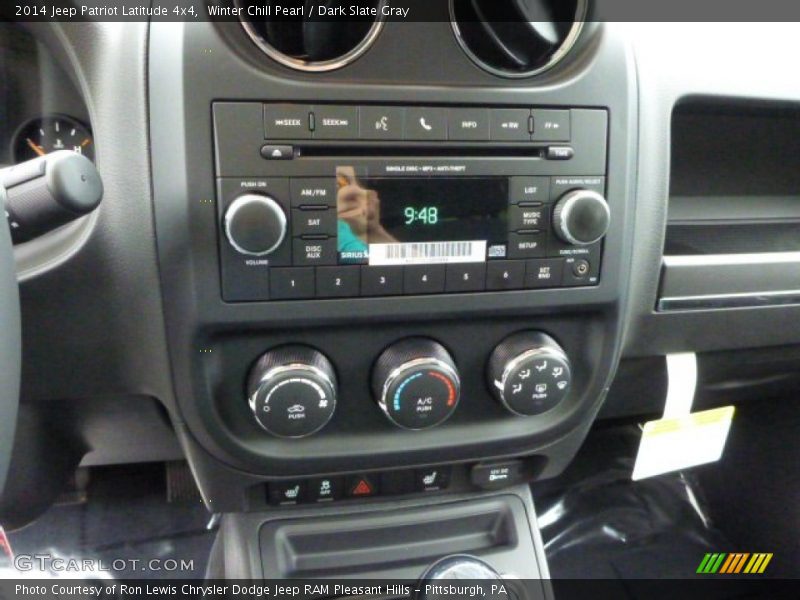 Winter Chill Pearl / Dark Slate Gray 2014 Jeep Patriot Latitude 4x4