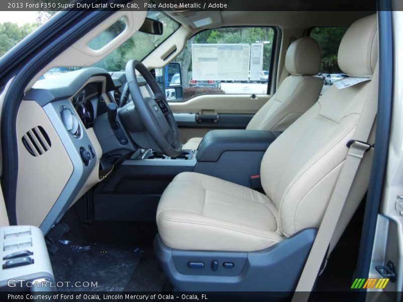  2013 F350 Super Duty Lariat Crew Cab Adobe Interior