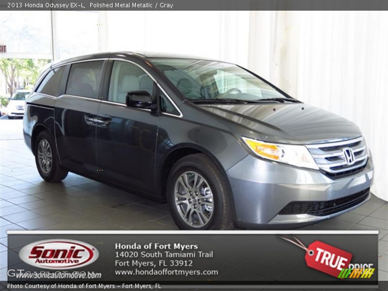 Polished Metal Metallic / Gray 2013 Honda Odyssey EX-L