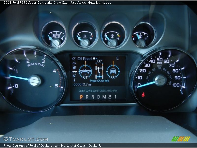  2013 F350 Super Duty Lariat Crew Cab Lariat Crew Cab Gauges