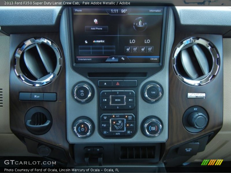 Controls of 2013 F350 Super Duty Lariat Crew Cab