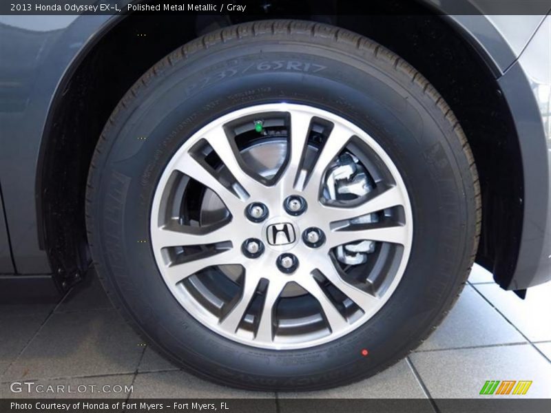Polished Metal Metallic / Gray 2013 Honda Odyssey EX-L