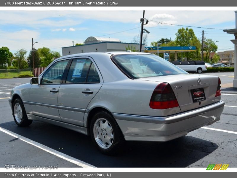 Brilliant Silver Metallic / Grey 2000 Mercedes-Benz C 280 Sedan