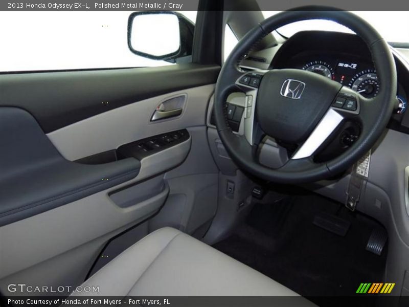 Polished Metal Metallic / Gray 2013 Honda Odyssey EX-L
