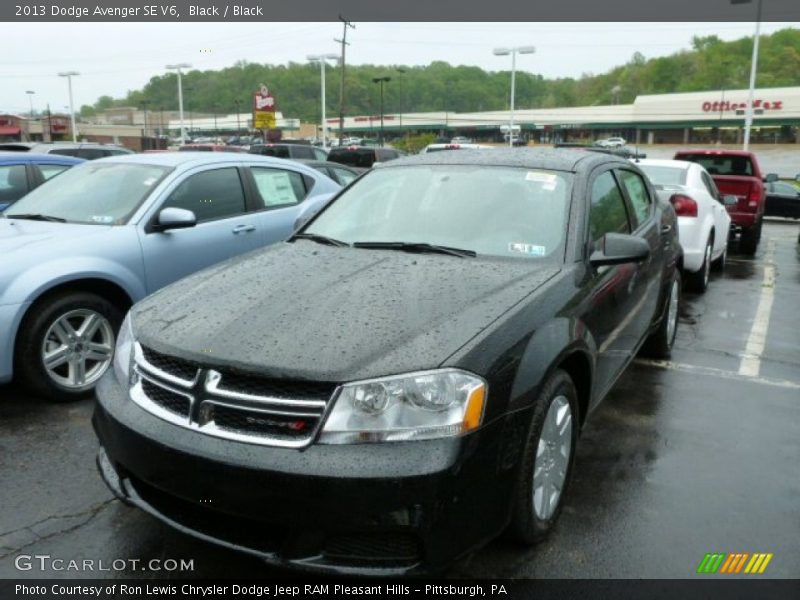 Black / Black 2013 Dodge Avenger SE V6