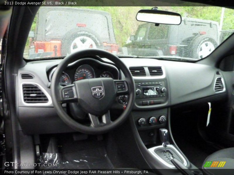 Black / Black 2013 Dodge Avenger SE V6