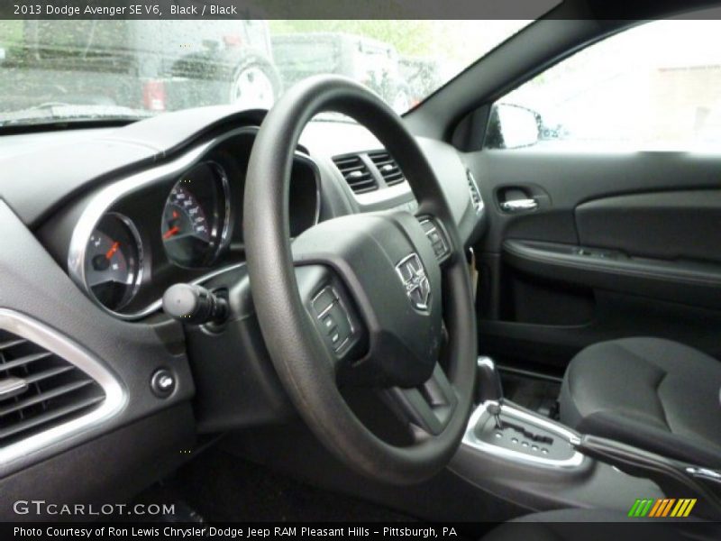 Black / Black 2013 Dodge Avenger SE V6