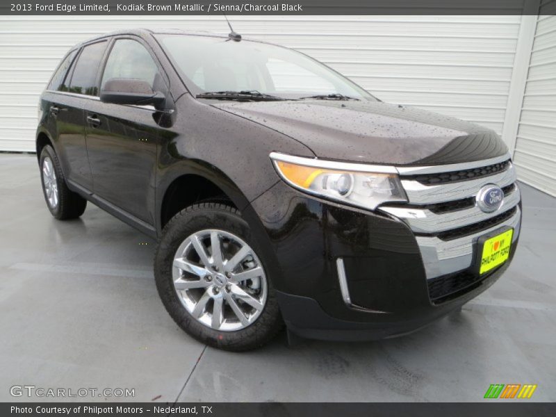 Kodiak Brown Metallic / Sienna/Charcoal Black 2013 Ford Edge Limited