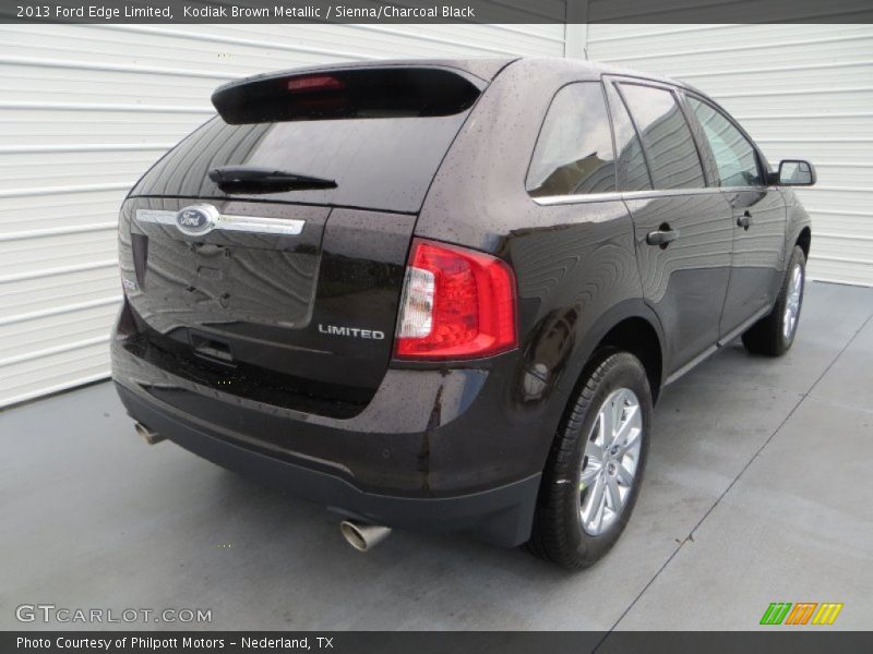 Kodiak Brown Metallic / Sienna/Charcoal Black 2013 Ford Edge Limited
