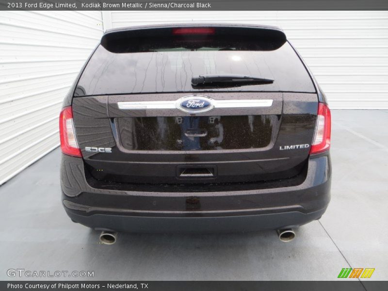 Kodiak Brown Metallic / Sienna/Charcoal Black 2013 Ford Edge Limited