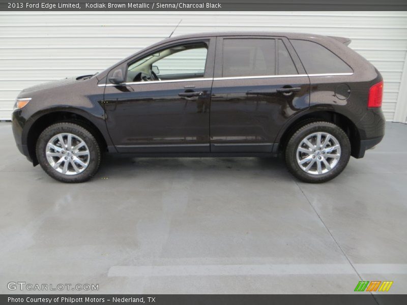 Kodiak Brown Metallic / Sienna/Charcoal Black 2013 Ford Edge Limited