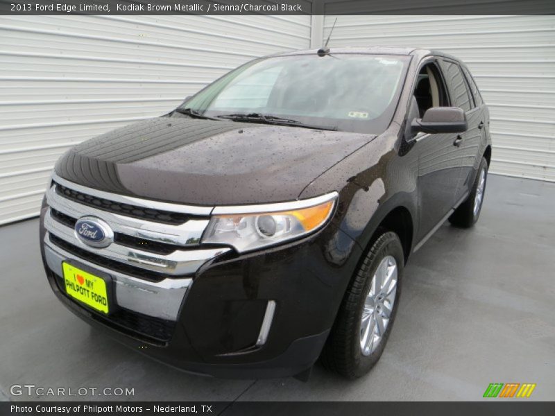 Kodiak Brown Metallic / Sienna/Charcoal Black 2013 Ford Edge Limited