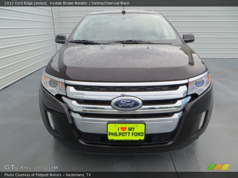 Kodiak Brown Metallic / Sienna/Charcoal Black 2013 Ford Edge Limited