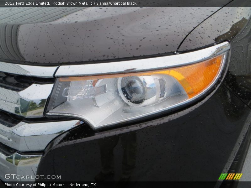 Kodiak Brown Metallic / Sienna/Charcoal Black 2013 Ford Edge Limited
