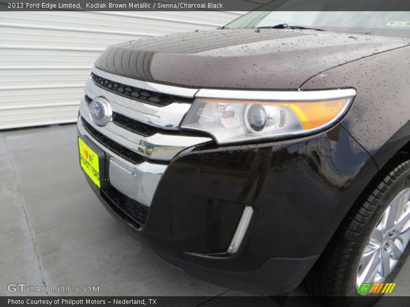 Kodiak Brown Metallic / Sienna/Charcoal Black 2013 Ford Edge Limited