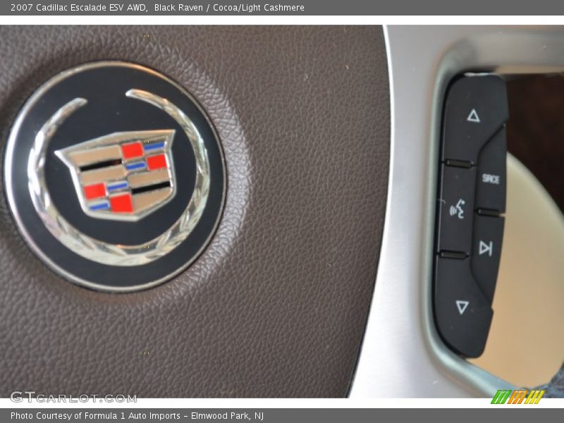 Black Raven / Cocoa/Light Cashmere 2007 Cadillac Escalade ESV AWD