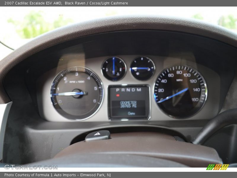 Black Raven / Cocoa/Light Cashmere 2007 Cadillac Escalade ESV AWD