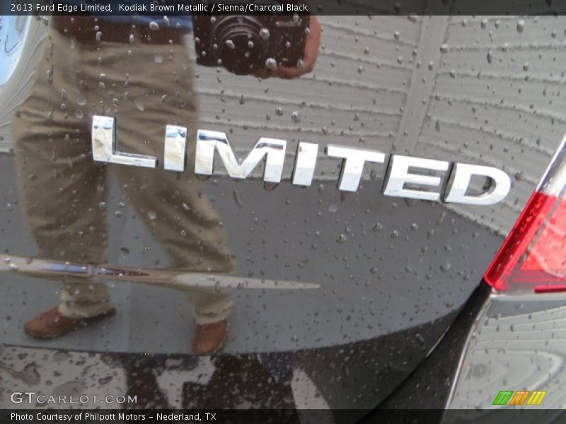 Kodiak Brown Metallic / Sienna/Charcoal Black 2013 Ford Edge Limited