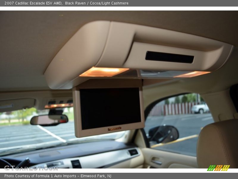 Black Raven / Cocoa/Light Cashmere 2007 Cadillac Escalade ESV AWD