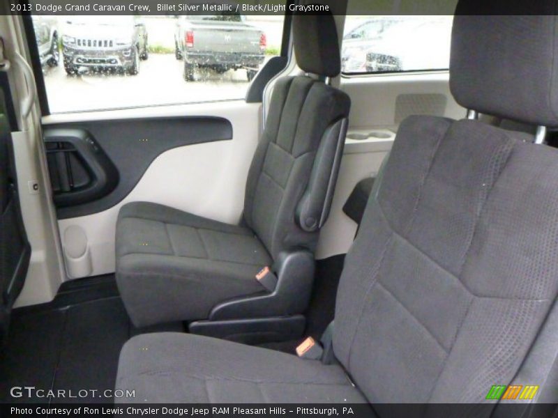 Billet Silver Metallic / Black/Light Graystone 2013 Dodge Grand Caravan Crew