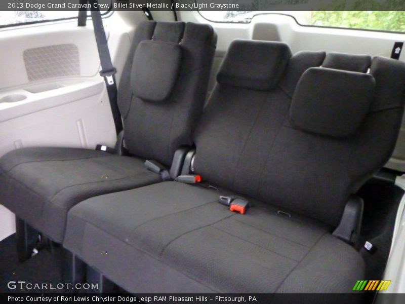 Billet Silver Metallic / Black/Light Graystone 2013 Dodge Grand Caravan Crew