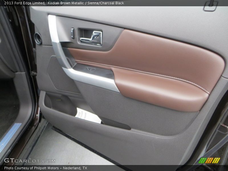 Kodiak Brown Metallic / Sienna/Charcoal Black 2013 Ford Edge Limited