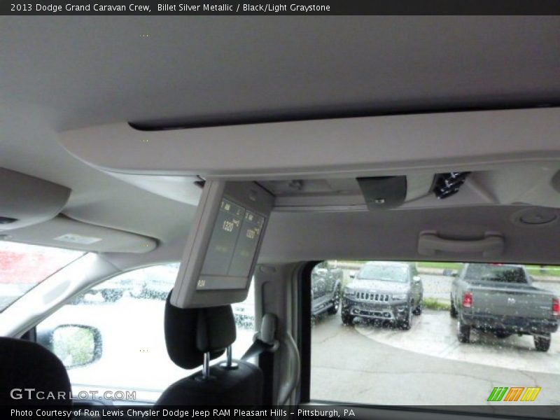 Billet Silver Metallic / Black/Light Graystone 2013 Dodge Grand Caravan Crew