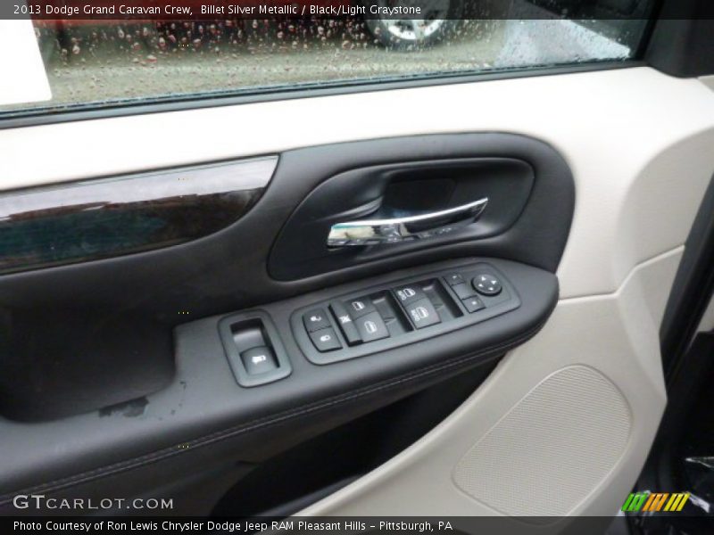 Billet Silver Metallic / Black/Light Graystone 2013 Dodge Grand Caravan Crew