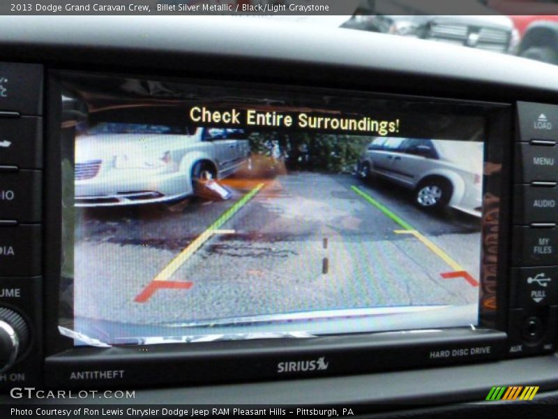 Billet Silver Metallic / Black/Light Graystone 2013 Dodge Grand Caravan Crew