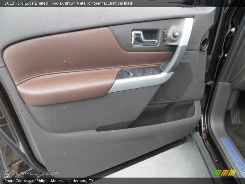 Kodiak Brown Metallic / Sienna/Charcoal Black 2013 Ford Edge Limited