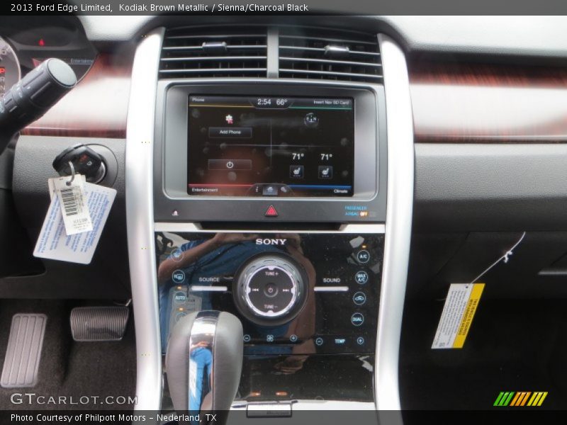Kodiak Brown Metallic / Sienna/Charcoal Black 2013 Ford Edge Limited