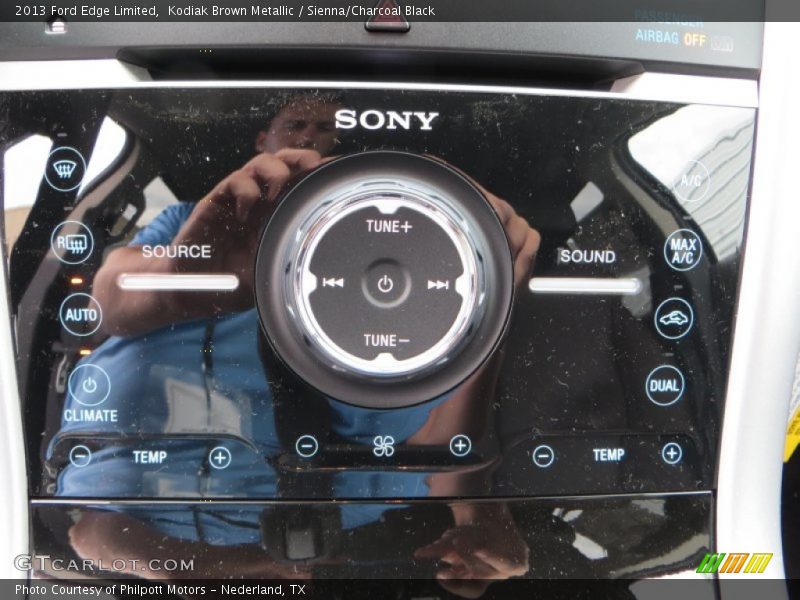 Kodiak Brown Metallic / Sienna/Charcoal Black 2013 Ford Edge Limited