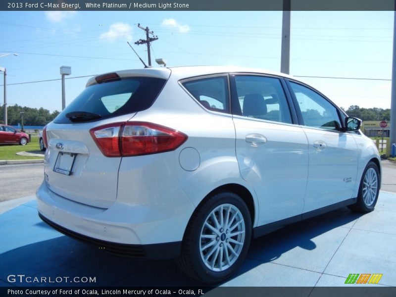 White Platinum / Medium Light Stone 2013 Ford C-Max Energi